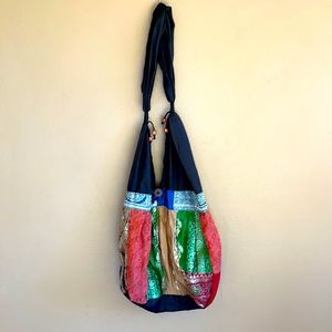 NWOT Boho cloth festival tote bag